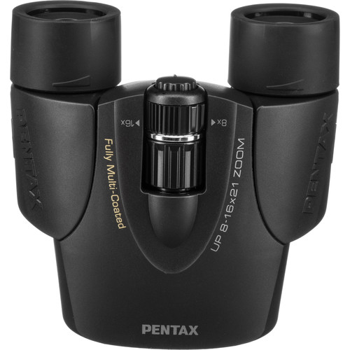 Бинокль PENTAX UP 8-16x21 черный