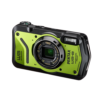 Водонепроницаемый фотоаппарат PENTAX WG-8 зеленый (EU, без AC)