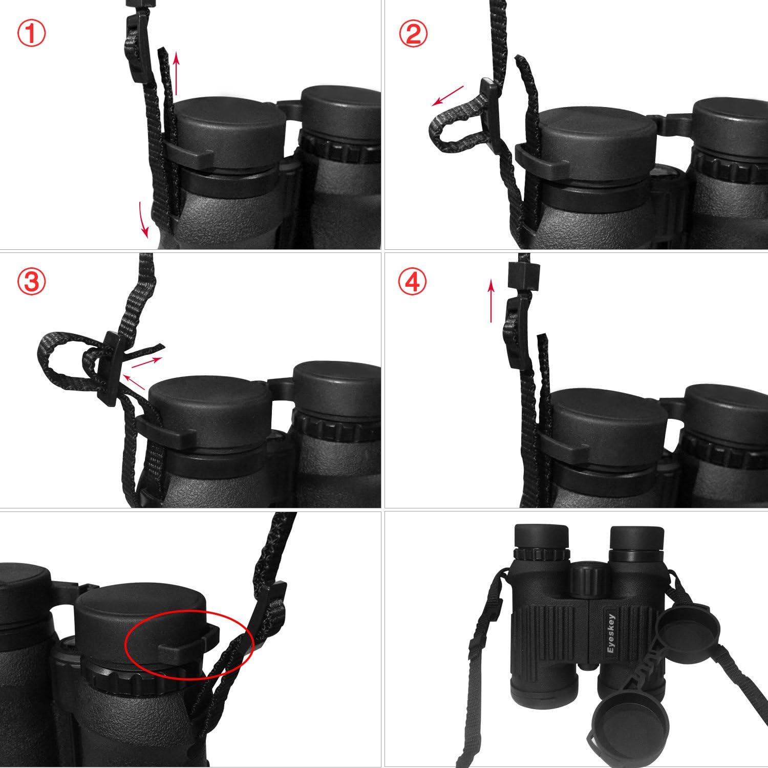 Стропы для бинокля Eyeskey 2301