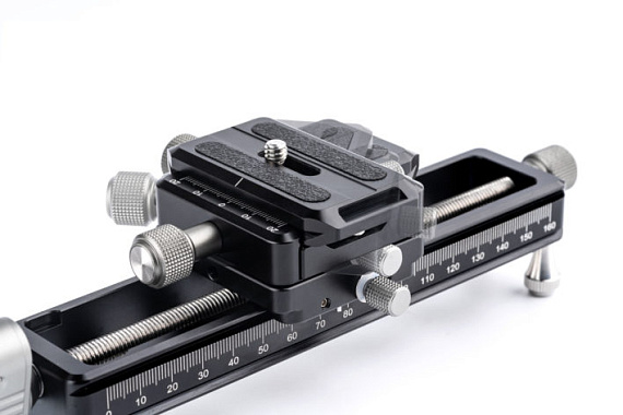 Фокусировочный рельс для макросъемки Nisi Macro Focusing Rail NM-180с вращающейся на 360 площадкой