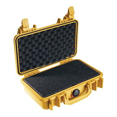 Защитный кейс Peli™ 1170 желтый с поропластом