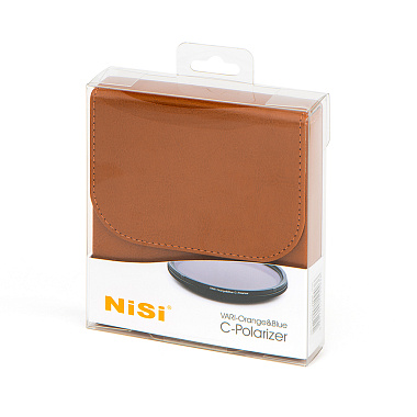 Светофильтр Nisi VARI Orange&Blue C-Polarizer 77mm круг. поляризационный c изменяемым оттенком оранжевого или синего