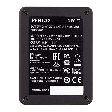 Набор для быстрой зарядки PENTAX RAPID BATTERY CHARGER KIT K-BC177E (для D-LI90, 150 минут)