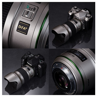 Объектив HD PENTAX-D FA* 50 mm F1.4 SDM AW Silver Edition