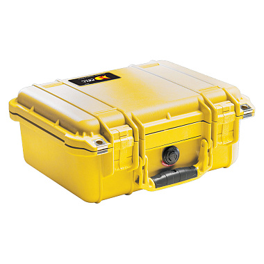 Защитный кейс Peli™ 1400 желтый с поропластом