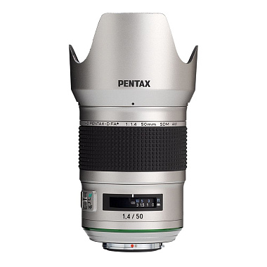 Объектив HD PENTAX-D FA* 50 mm F1.4 SDM AW Silver Edition