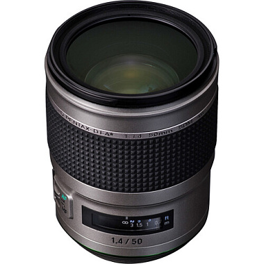 Объектив HD PENTAX-D FA* 50 mm F1.4 SDM AW Silver Edition