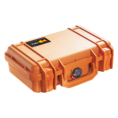 Защитный кейс Peli™ 1170 оранжевый с поропластом