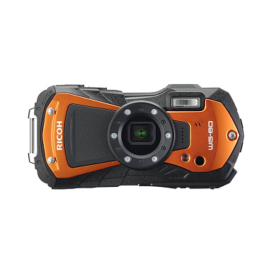 Защищённый фотоаппарат Ricoh WG-80 оранжевый с черным