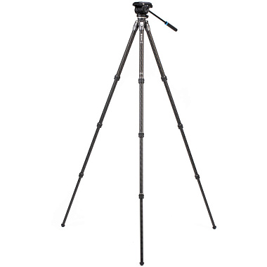 Benro TTOR34CLVS4PRO штатив Tortoise с видеоголовой/карбоновый с цангами