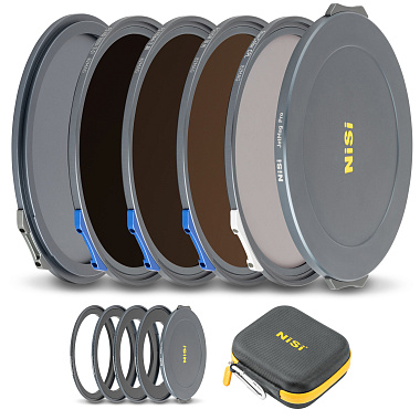 Набор светофильтров NiSi JetMag Pro Landscape ND Kit 82MAG (FS ND 3 Stop, FS ND 6 Stop, FS ND 10 Stop, TC CPL, адаптеры 67mm/72mm/77mm/82mm, крышки, чехол)