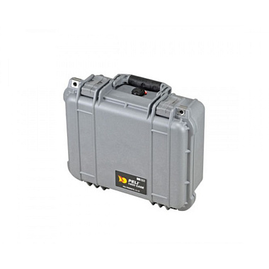 Защитный кейс Peli™ 1400 серый с поропластом