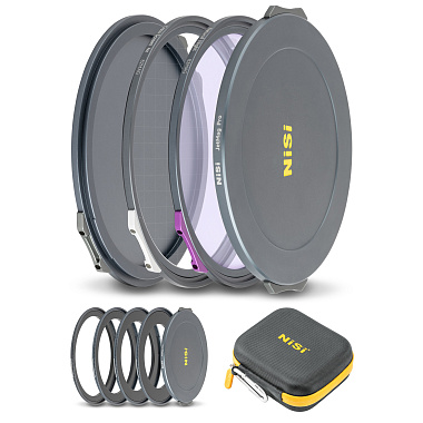 Набор светофильтров NiSi JetMag Pro Night Kit 82MAG (Natural Night, Cross Screen 4x, адаптеры 67mm/72mm/77mm/82mm, крышки, чехол)