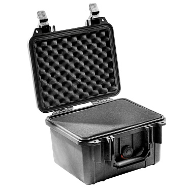 Защитный кейс Peli™ 1300 черный с поропластом