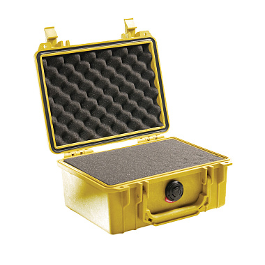Защитный кейс Peli™ 1150 желтый с поропластом