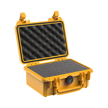 Защитный кейс Peli™ 1120 желтый с поропластом