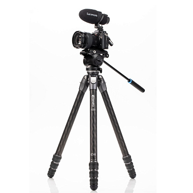 Benro TTOR34CLVS4PRO штатив Tortoise с видеоголовой/карбоновый с цангами