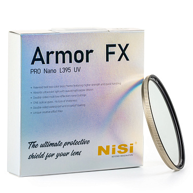 Светофильтр Nisi Armor FX PRO Nano L395 UV 86mm ультрафиолетовый