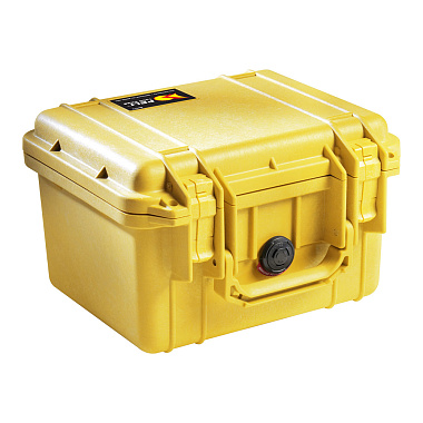 Защитный кейс Peli™ 1300 желтый с поропластом